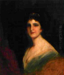 Portrat Einer Dame by Hermann Torggler