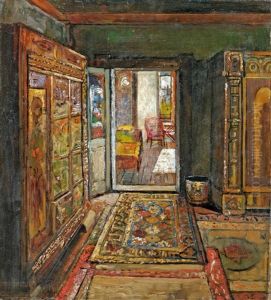 Oriental Interior by Gyula Tornai
