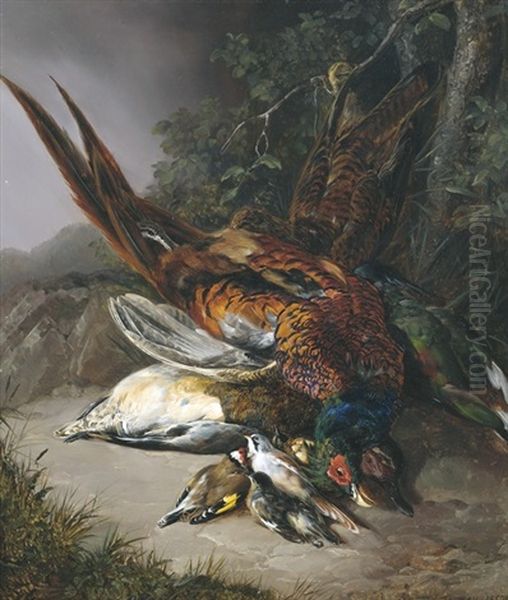 Jagdstilleben Mit Toten Wildvogeln - view 1