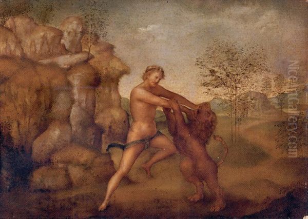 Hercules And The Nemean Lion - view 1