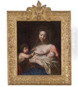 Muttergottes Mit Kind Und Dem Johannesknaben by Niccolo Tornioli