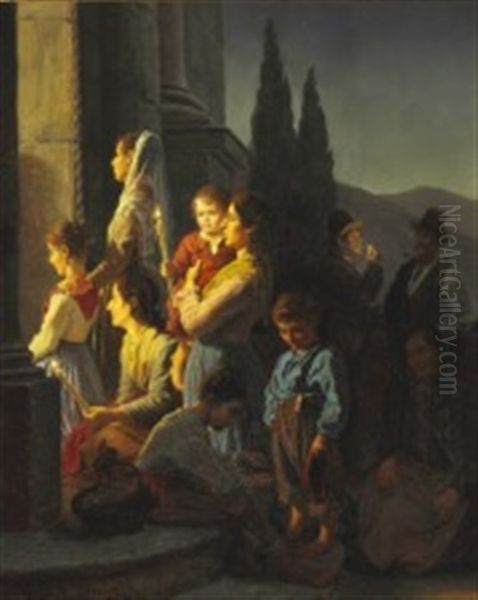 The Last Ones In A Funeral Procession - view 1