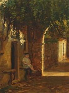 Street Scenery From Sirmione, Italy