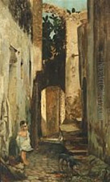 Alley In Rome - view 1