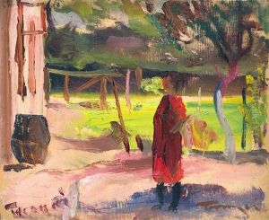 Backyard by Janos Tornyai
