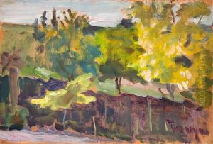 Orchard by Janos Tornyai