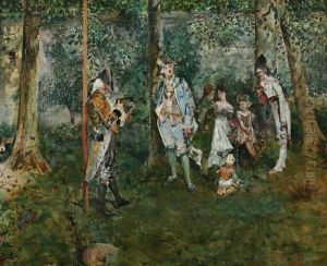 The Gathering by Alfred Laurens Brennan