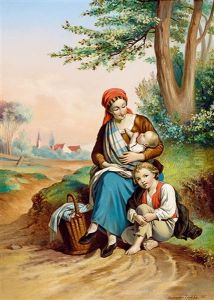 Resting Family by Eduard Toeroek