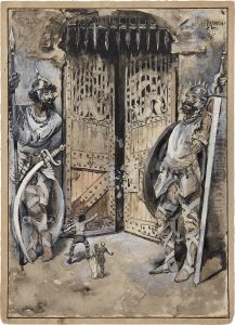 Thor At Utgard by Alfred Laurens Brennan
