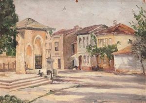 Topkapi / Istanbul (from The Artist"s House Street) by Ali Riza Toroslu