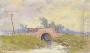 Paisaje Con Puente by Carlos De La Torre