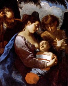 Madonna Con Il Bambino, San Giuseppe E Un Angelo Madonna Con Il Bambino, San Giuseppe E Un Angelo