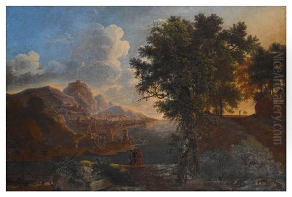 A View Of A Port, Possibly Genoa - view 1