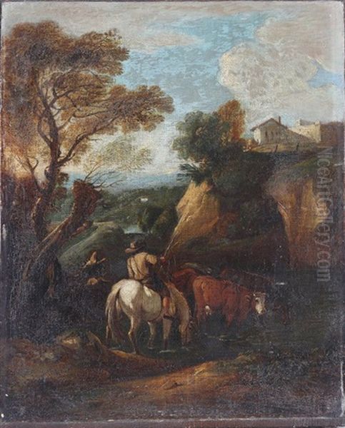 Paesaggio Con Pastore E Armenti - view 1