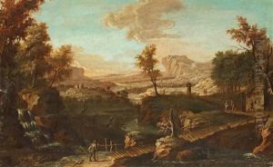 Landscape With River And Figures