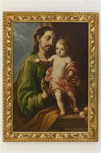 St. Joseph Holding The Infant Christ, C. 1737 - view 1