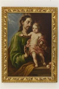 St. Joseph Holding The Infant Christ, C. 1737