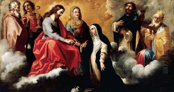 The Mystic Marriage Of Saint Catherine Of Siena - view 1