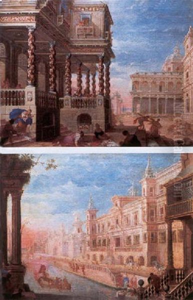 Capricho Arquitectonico Con Matanza De Los Inocentes - view 1