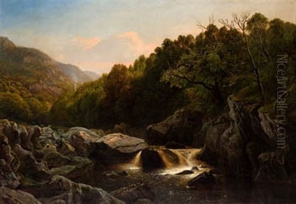 Paisaje Con Cascada - view 1