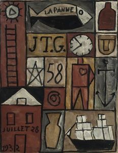 Constructif "la Panne by Joaquin Torres-Garcia