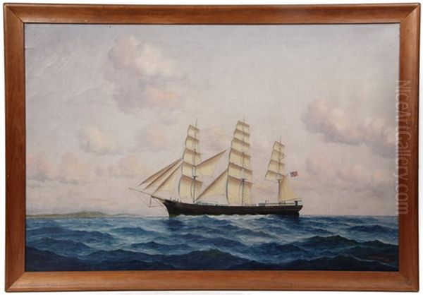 Ship Portrait Of Clipper "tennyson" - view 1