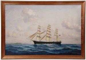 Ship Portrait Of Clipper "tennyson"