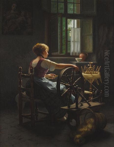 A Maiden At Work - view 1