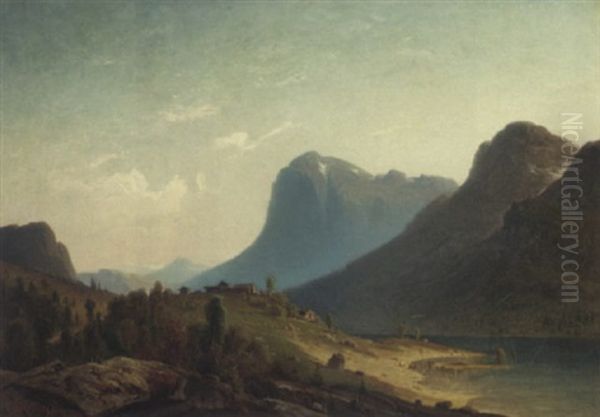 A Farmstead By A Norwegian Fjord - view 1