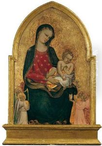 Madonna Mit Dem Kind Und Vier Engeln Madonna Mit Dem Kind Und Vier Engeln