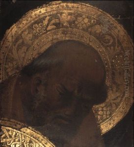 Head Of A Saint (st. Joseph?)