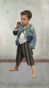 Der Junge Zigarettenraucher by Giovanni Toscano
