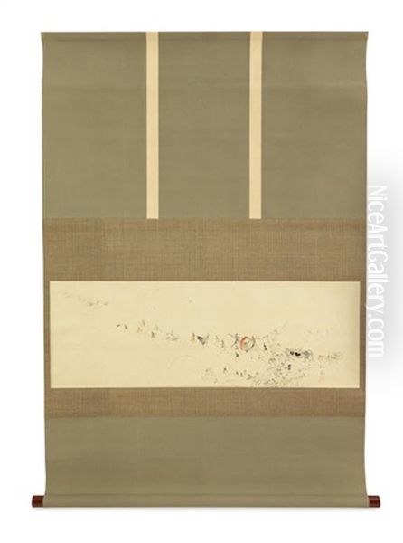 Yokomono (horizontal Kakejiku [hanging Scroll]) - view 1