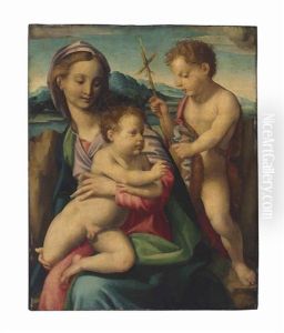 The Madonna And Child With The Infant Saint John The Baptist