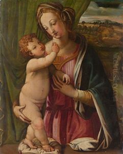 Die Madonna Mit Dem Kind by Michele Tosini