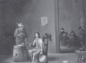 Tavern Interior With Figures Tavern Interior With Figures