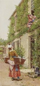 Maid Talking To The Lady Of The House by Edouard Toudouze