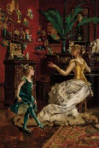 The Music Lesson by Edouard Toudouze