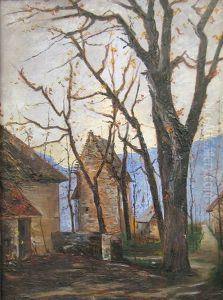 Trees And Houses by Simon Alexandre Toudouze