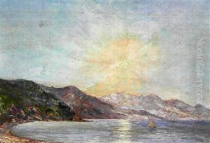Aix Les Bains Au Matin by Simon Alexandre Toudouze