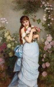 A Special Bunch Of Roses by Toulmouche Auguste