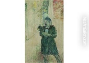 Le Regisseur Dans Les Coulisses by Henri De Toulouse-Lautrec