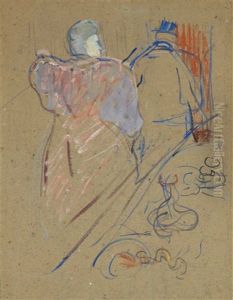 L'argent (comedie En 4 Actes De M.e. Fabre) by Henri De Toulouse-Lautrec