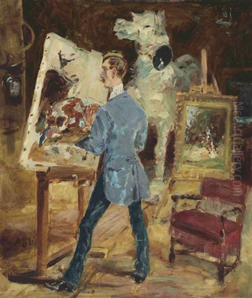 Princeteau Dans Son Atelier - view 1