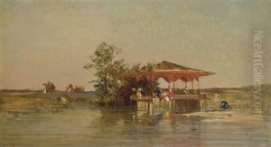 Kiosque Au Bord De L'eau En Turquie