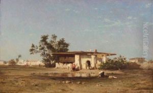 Une Ferme En Turquie by Charles Emile de Tournemine