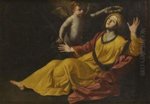 La Mort De Sainte Cecile by Nicolas Tournier