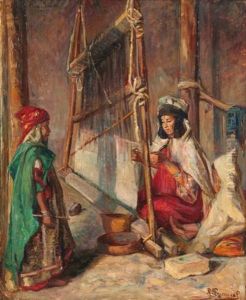 Fileuse A Bou Saada by Rene Tourniol