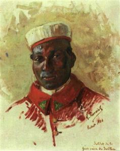 Soldat Marocain De La Garde Noire Du Sultan, Rabat