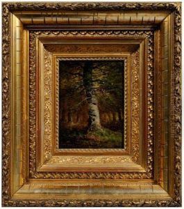 Woodland Birch Tree by Carl Christian Brenner